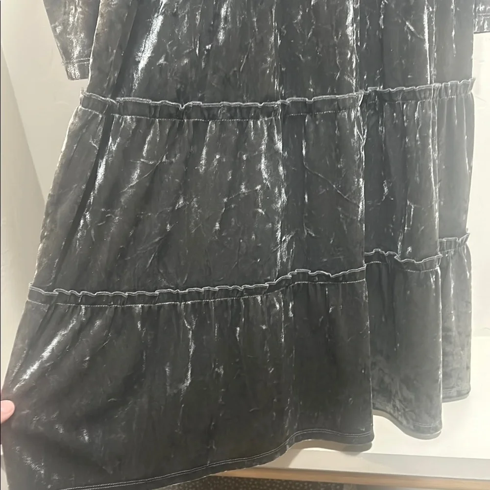 Wonder Nation Gray Tiered Ruffled Sundress